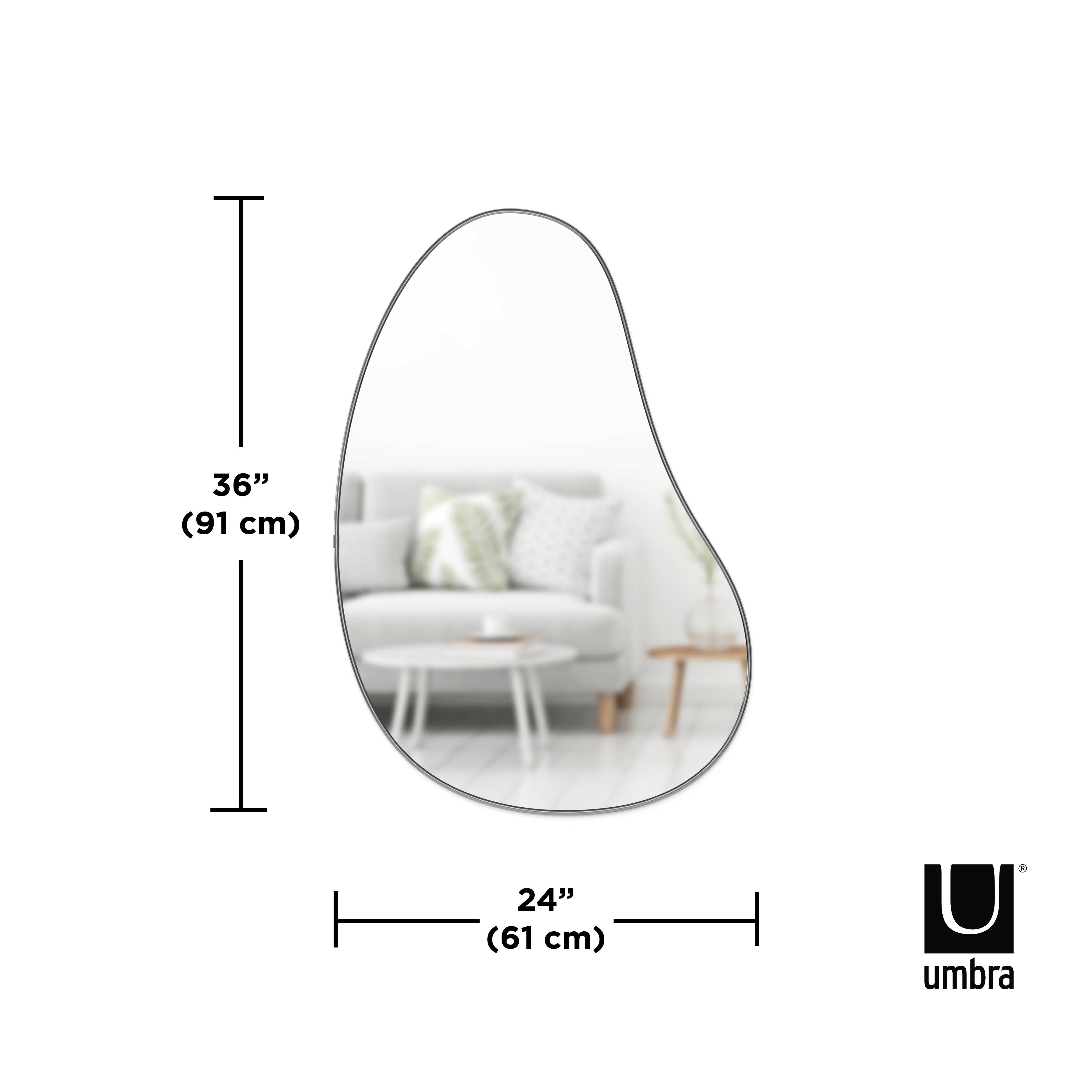 Hubba Pebble 24 x 36" Mirror