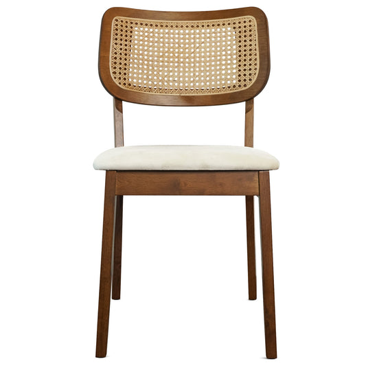 Kaden Cream Velvet Dining Chairs