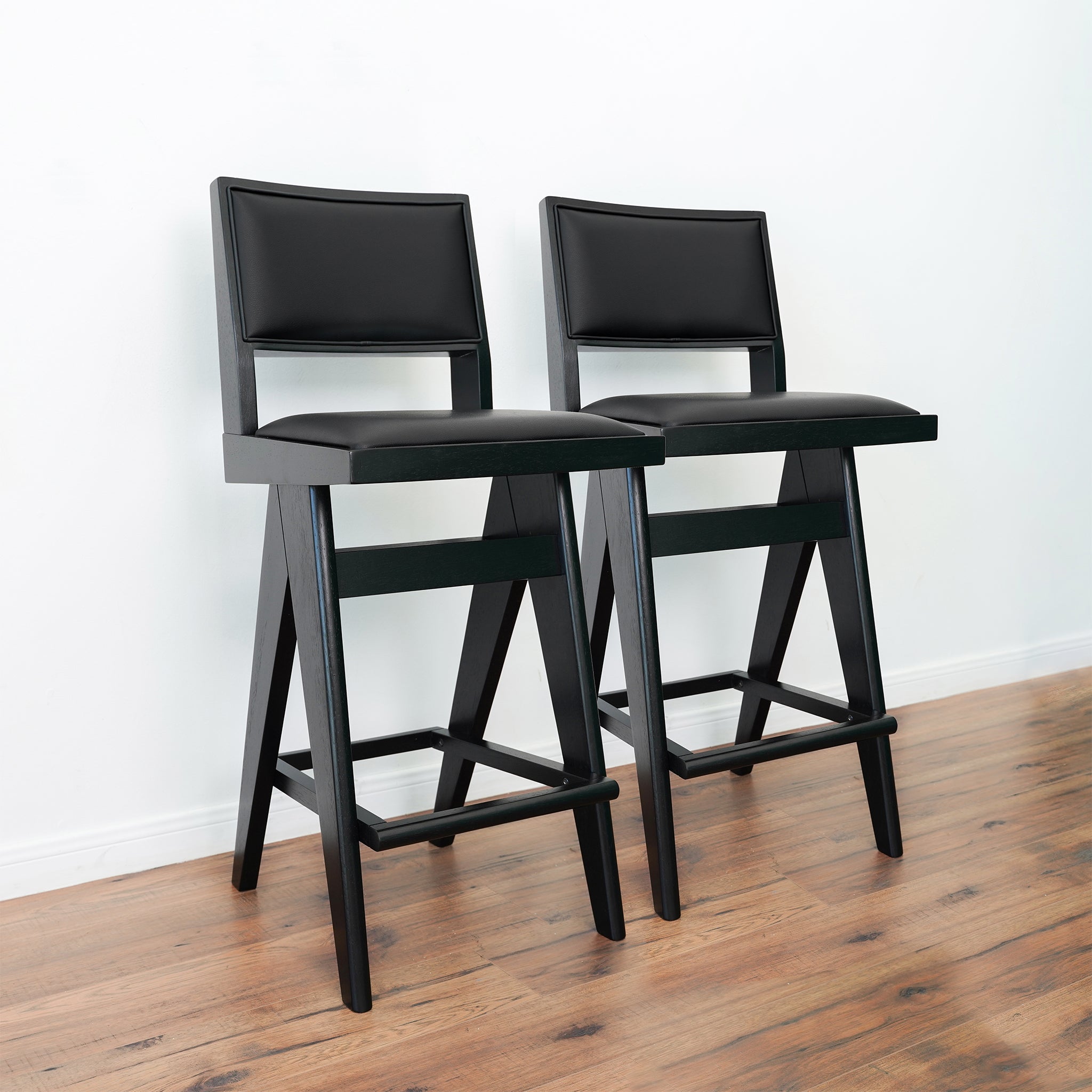 Keira Black Bar Stools