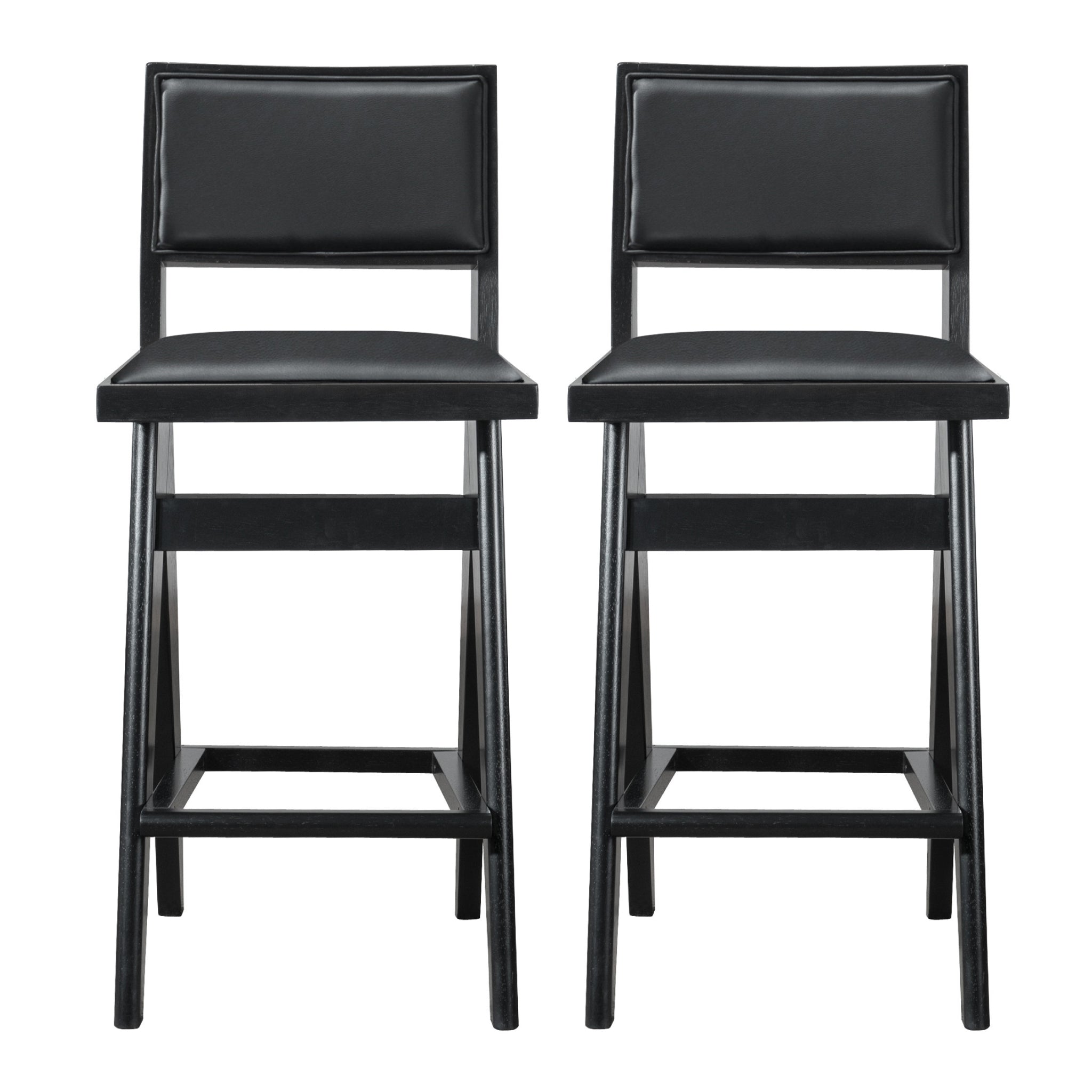 Keira Black Bar Stools