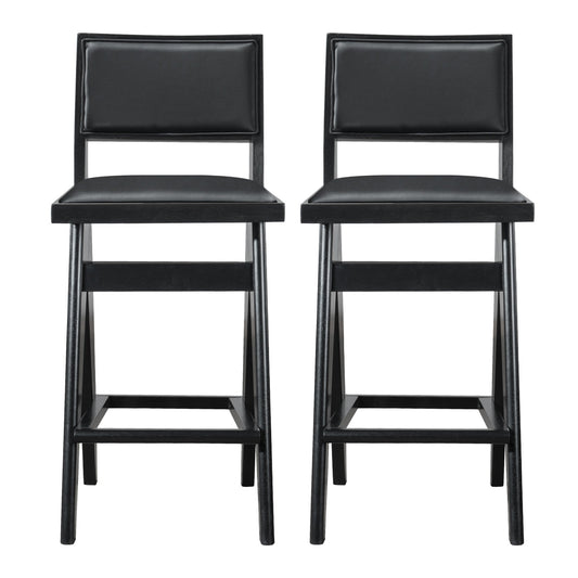Keira Black Bar Stools