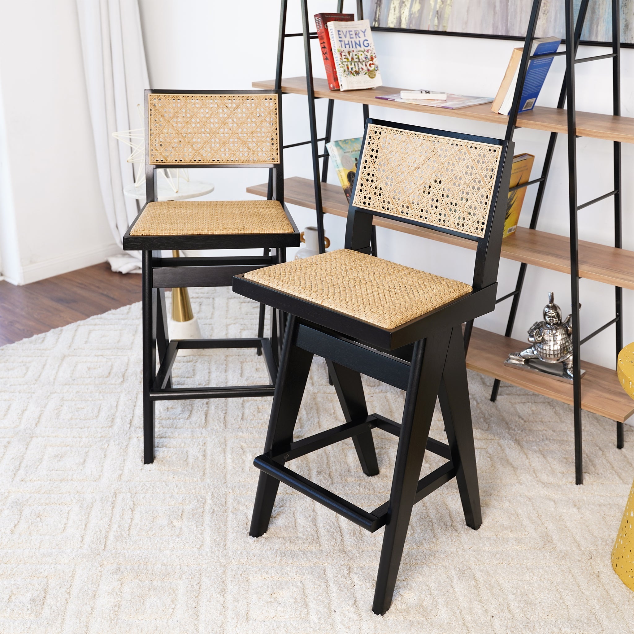Keira Rattan Bar Stools