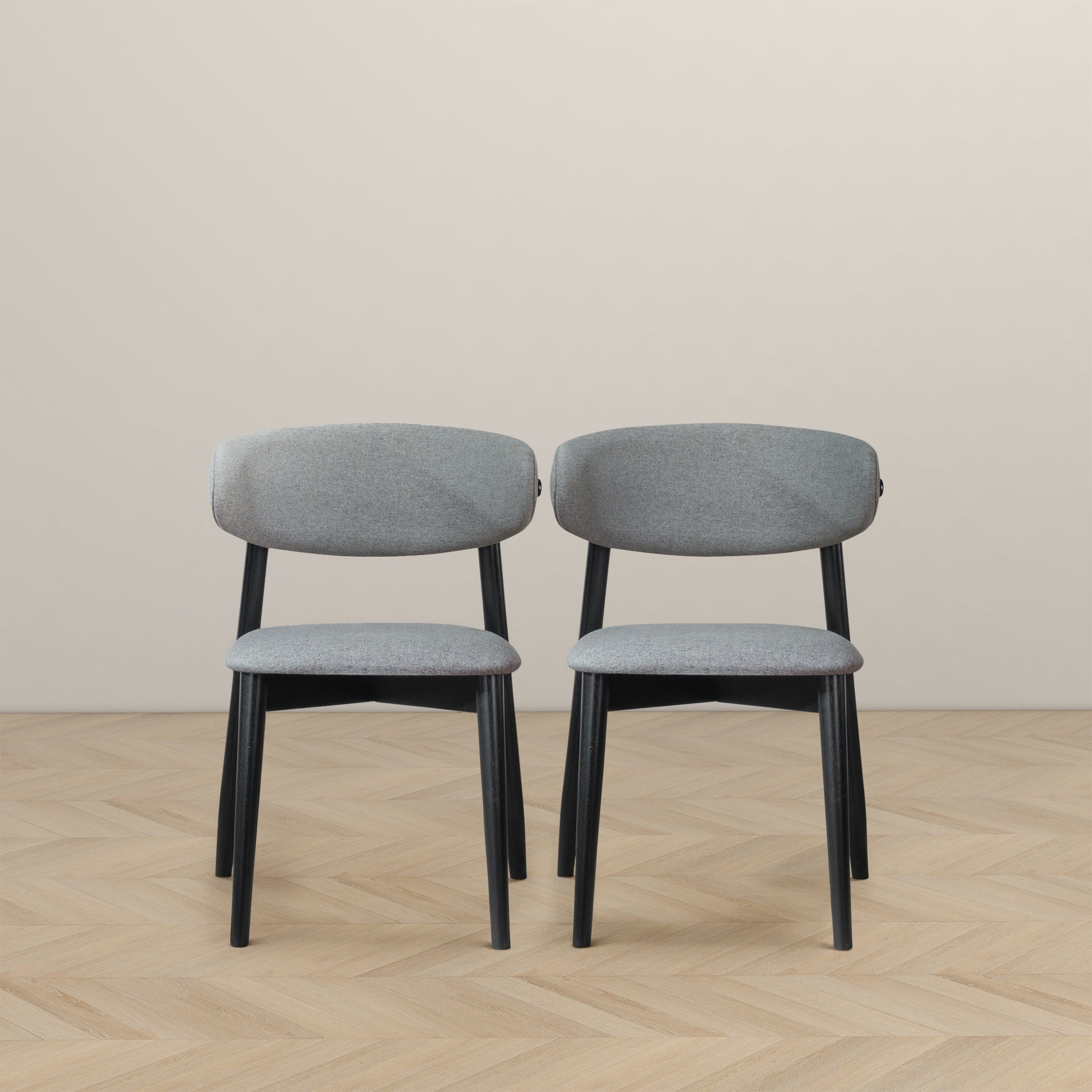 Korbin Grey Fabric Dining Chair