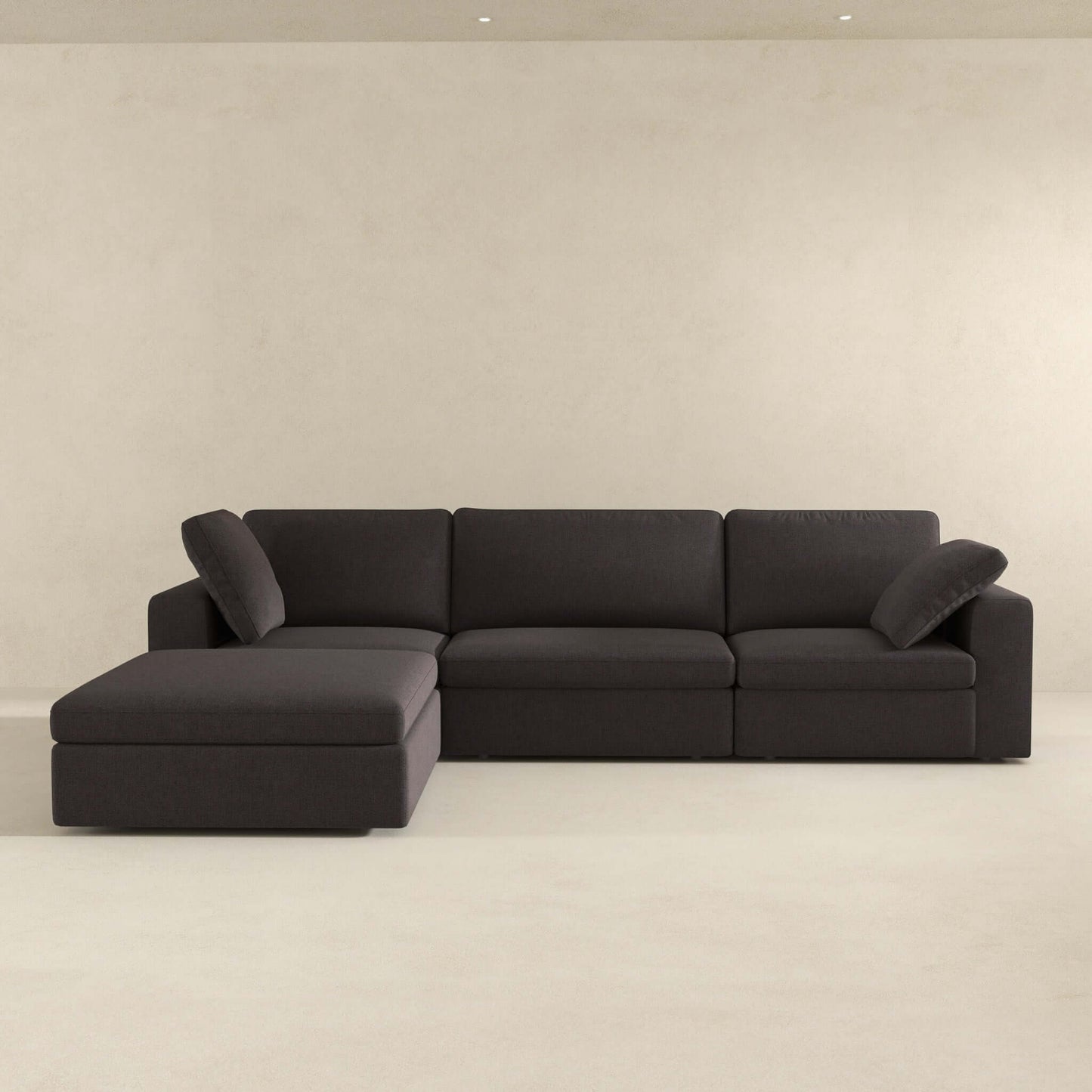 Cecilia Modular Corner Sectional Modern Fabric Sofa
