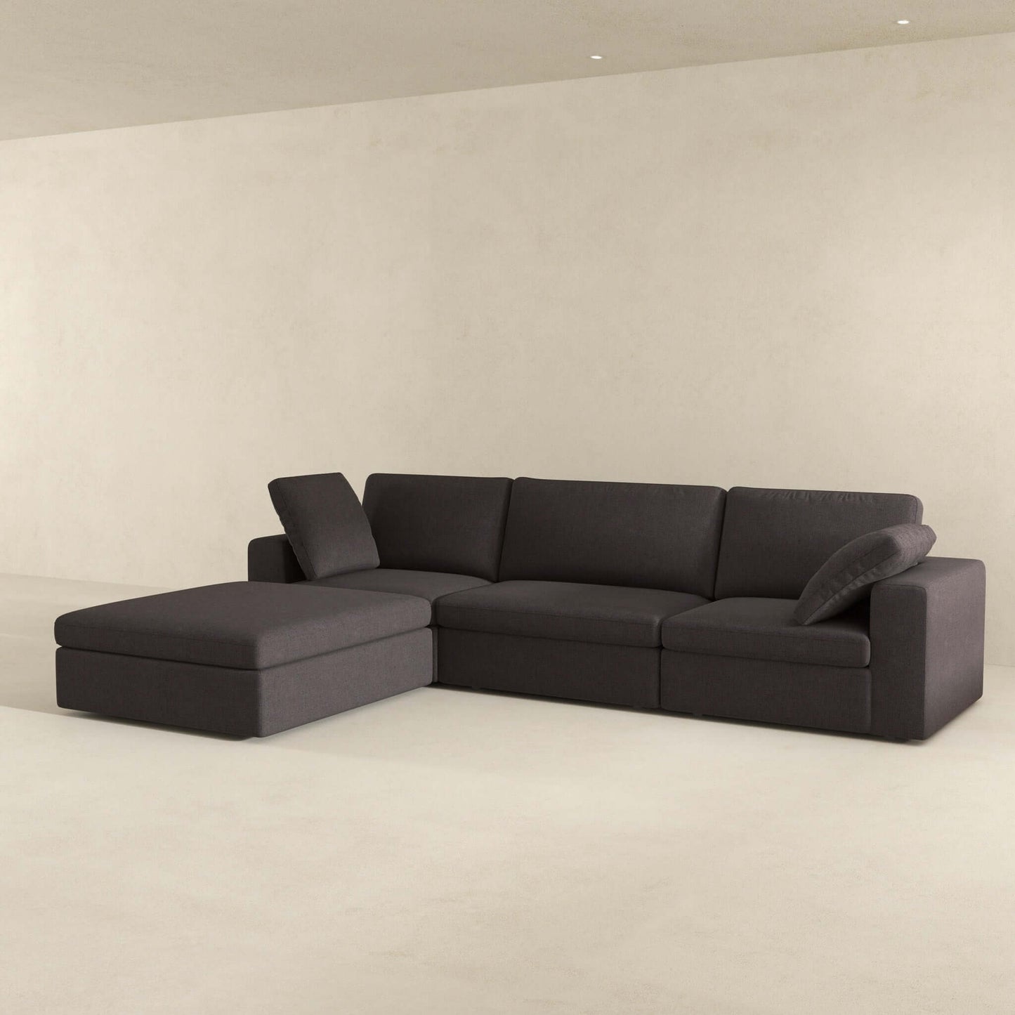 Cecilia Modular Corner Sectional Modern Fabric Sofa