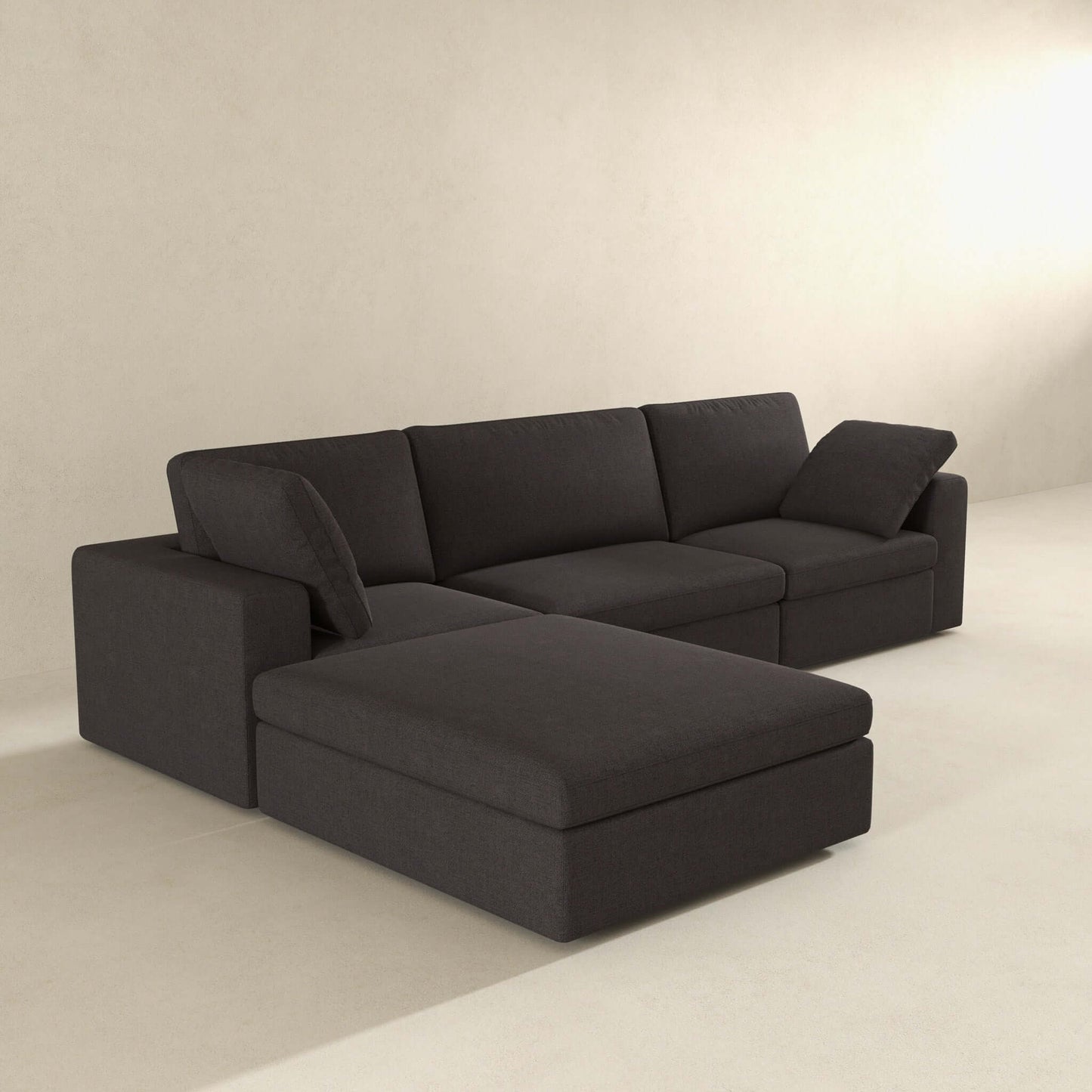 Cecilia Modular Corner Sectional Modern Fabric Sofa