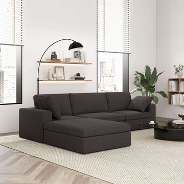 Cecilia Modular Corner Sectional Modern Fabric Sofa