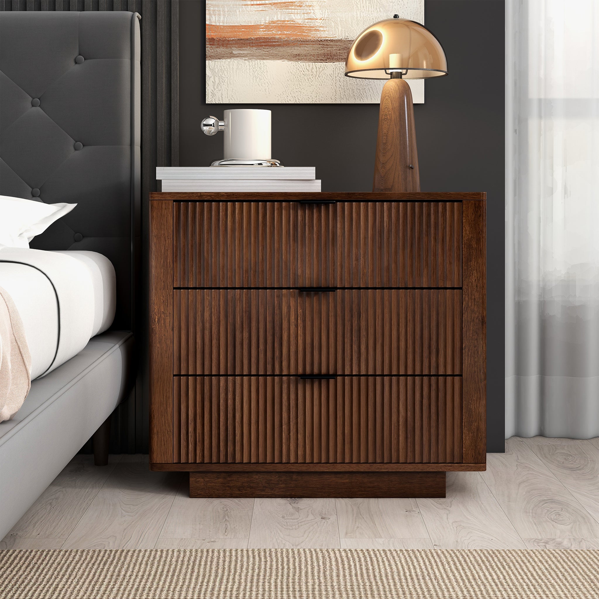 Lola Walnut Nightstand
