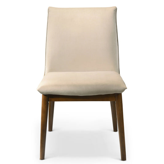Monza Beige Velvet Dining Chairs