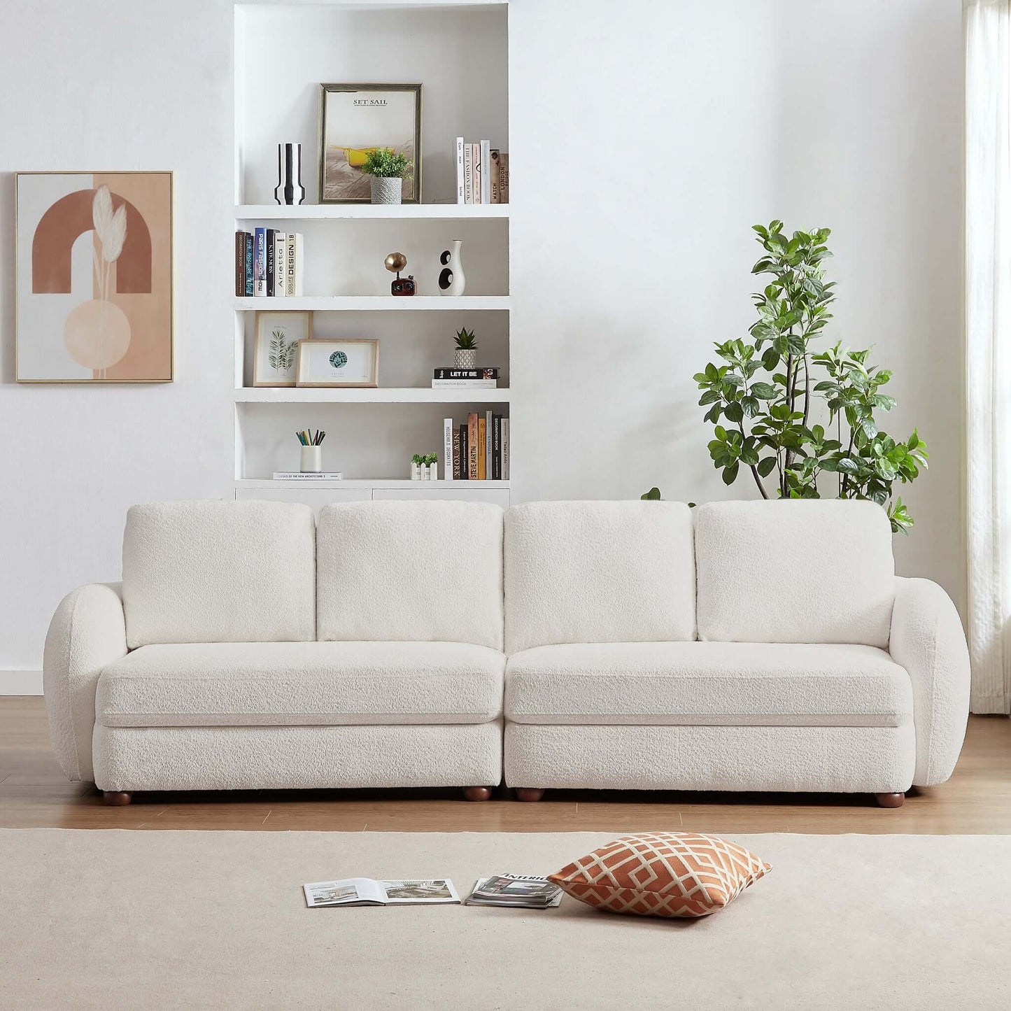 Paton Boucle Fabric Sofa