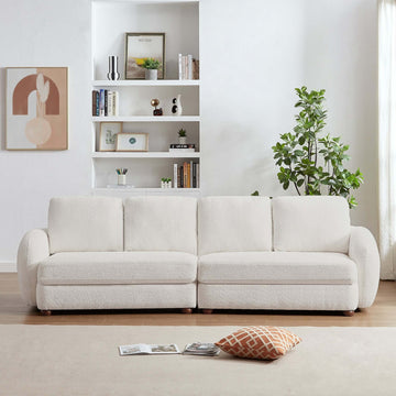 Paton Boucle Fabric Sofa