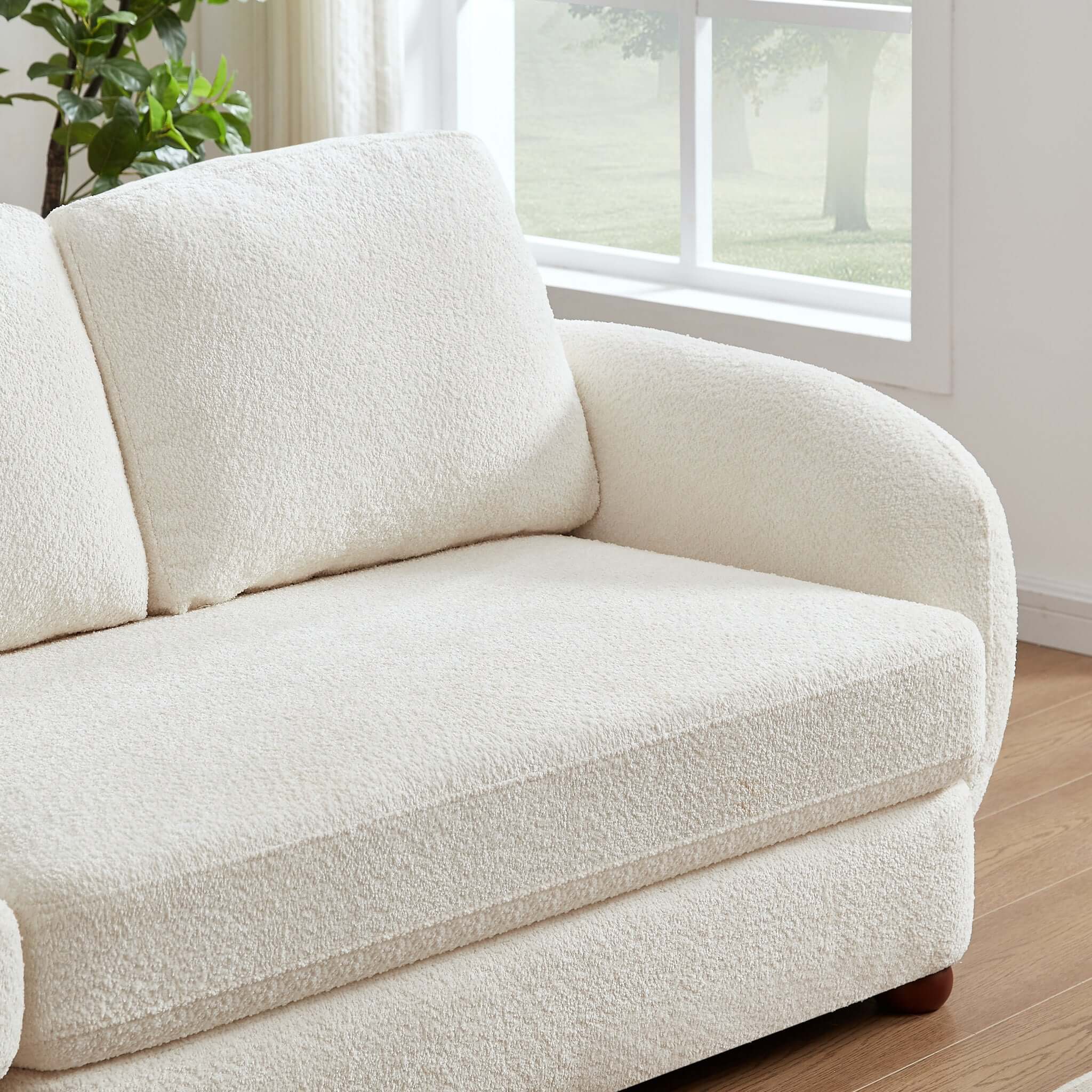 Paton Boucle Fabric Sofa