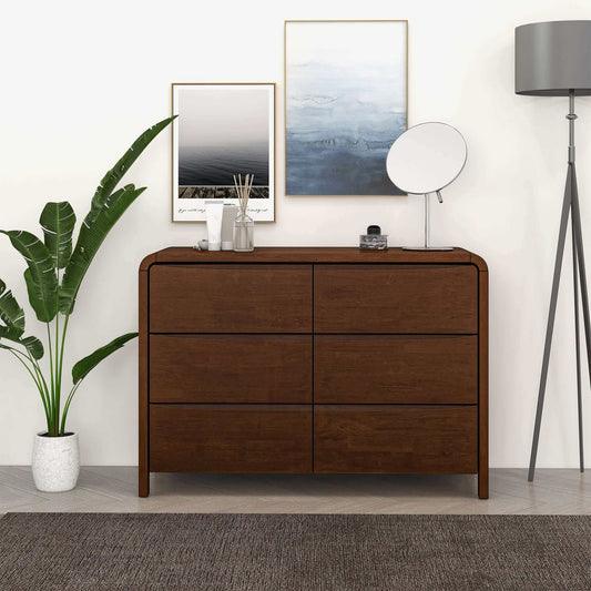 Lionel Mid Century Modern Solid Wood Dresser