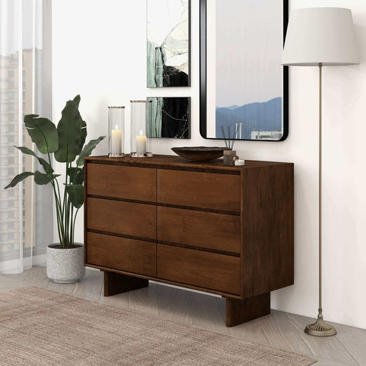 Dubrovnik Mid Century Modern Walnut Dresser