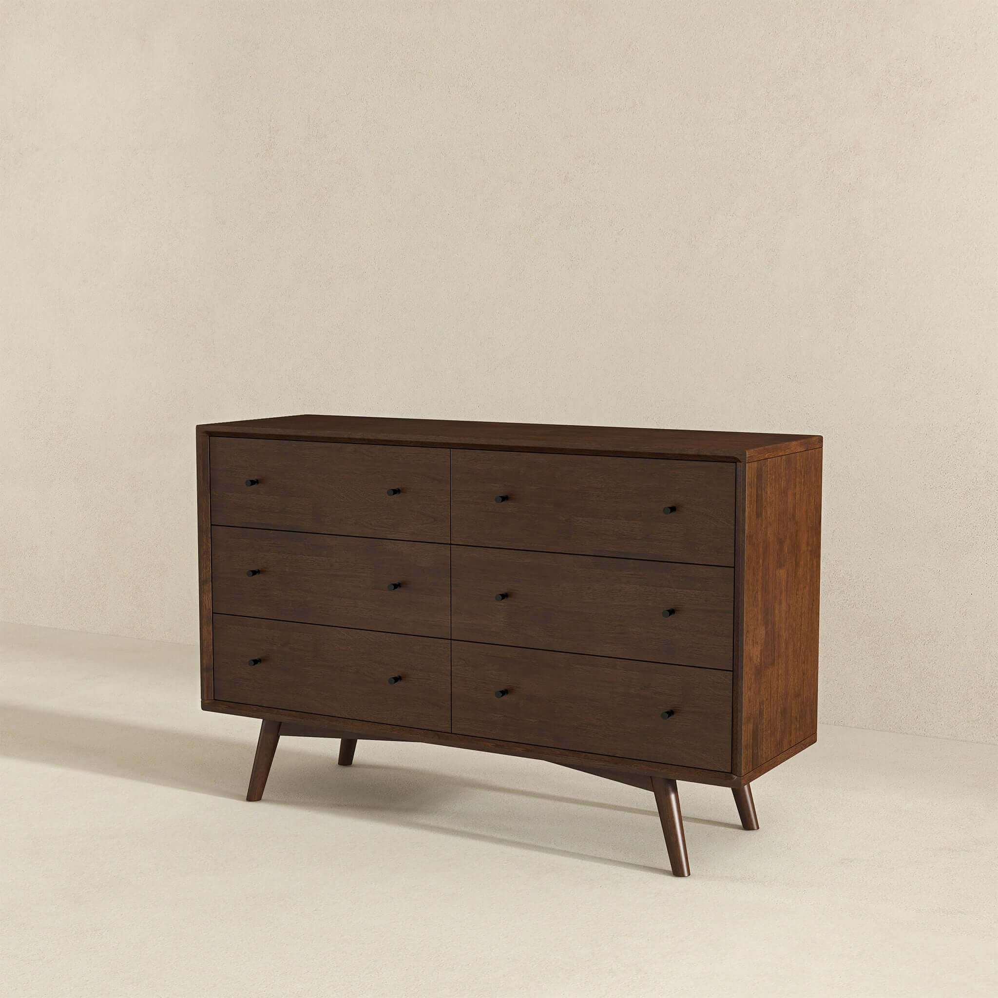 Mid Century Modern Walnut Dresser