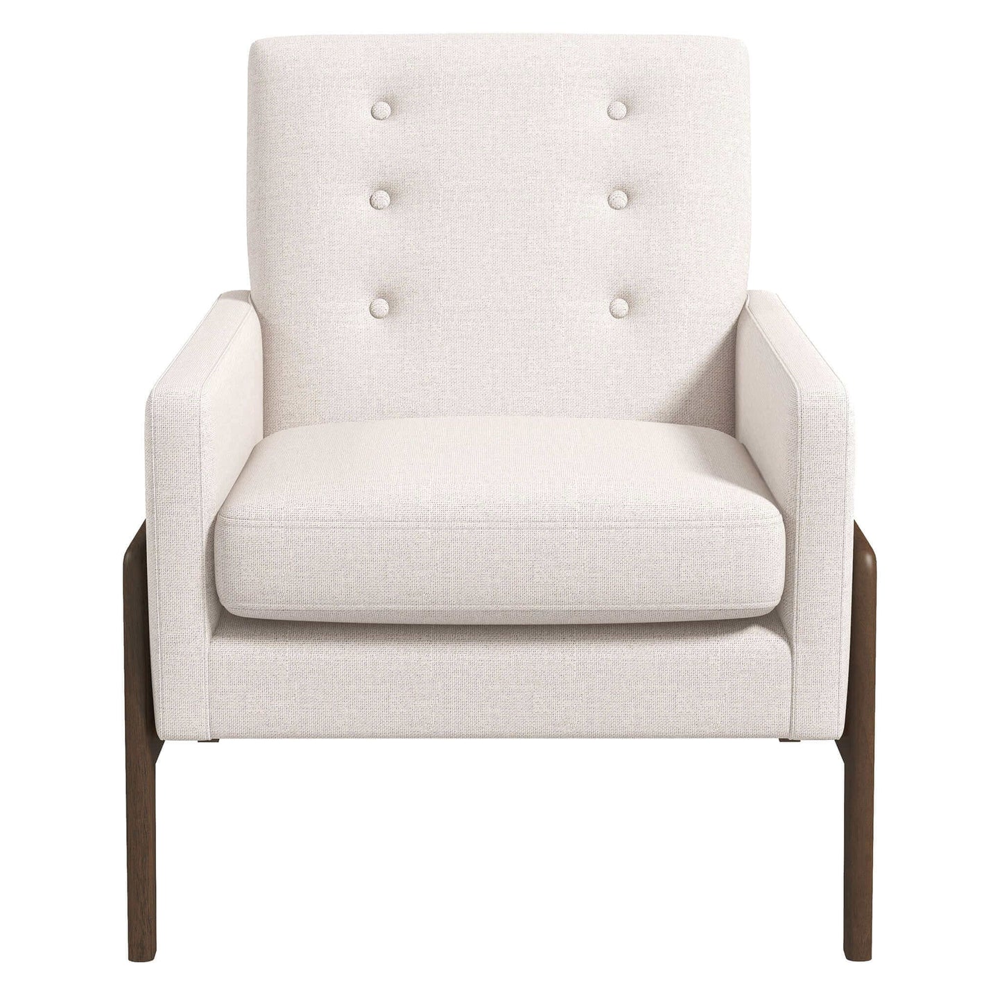 Cole Beige Velvet Lounge Chair