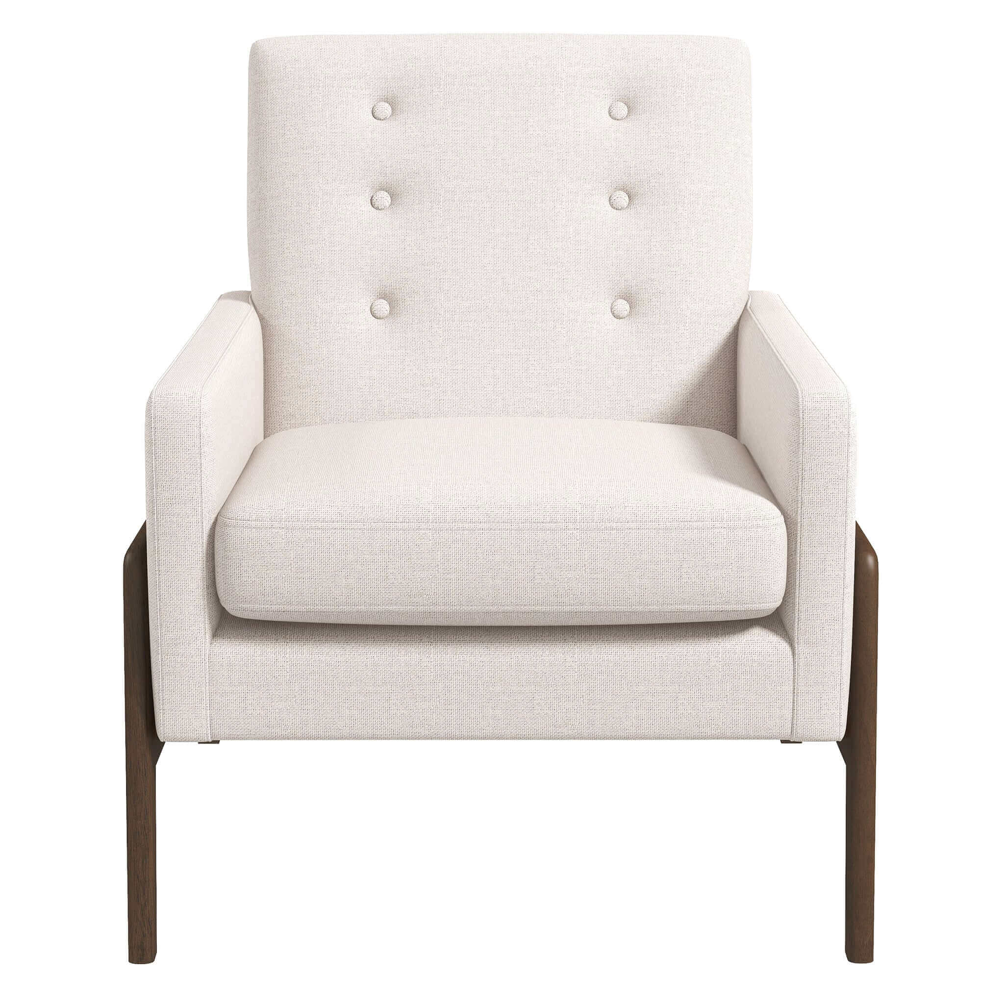 Cole Beige Velvet Lounge Chair