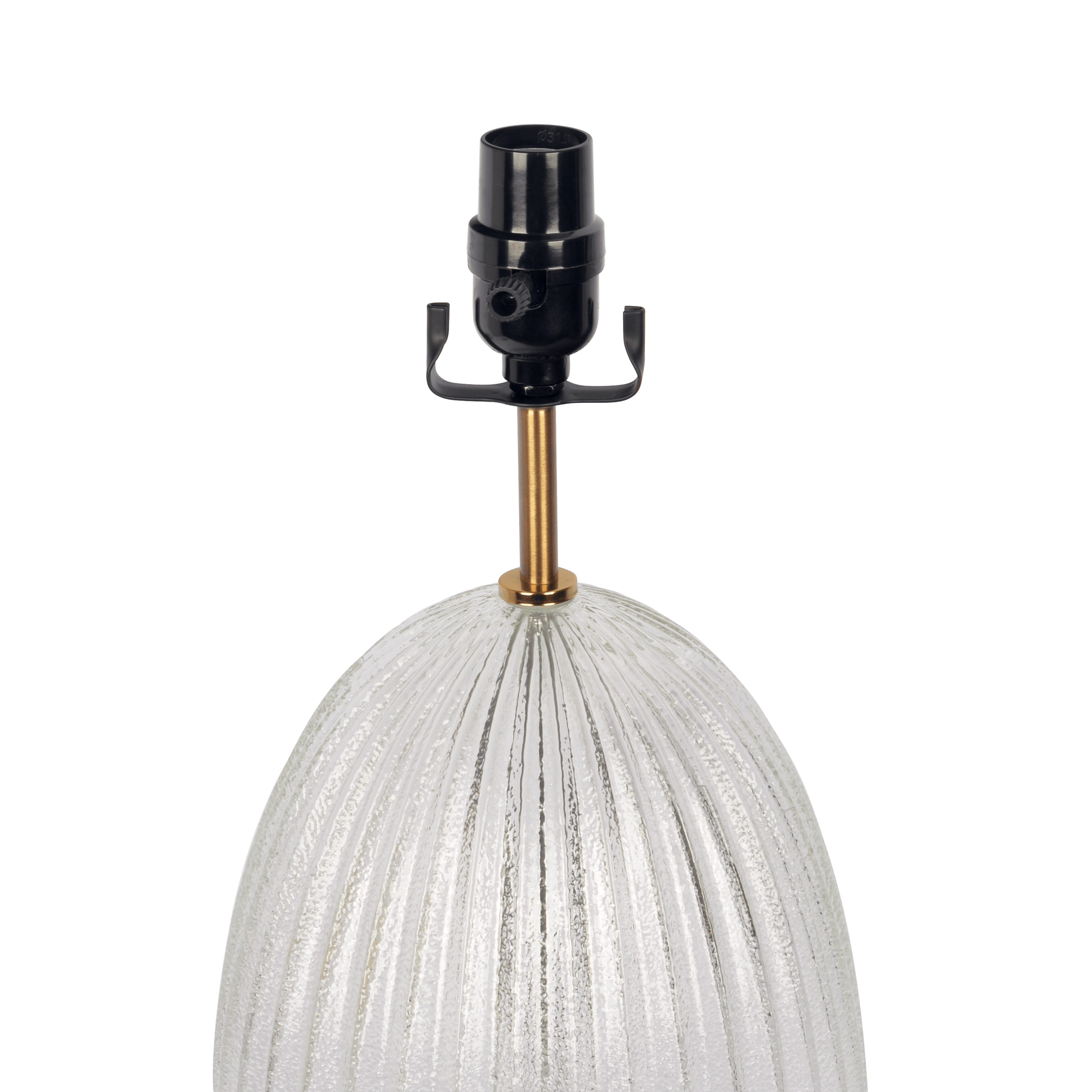 Aurora Ribbed Glass Lamp