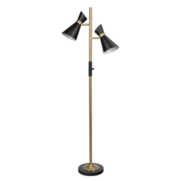 Axis Brassed Gold Floor Lamp