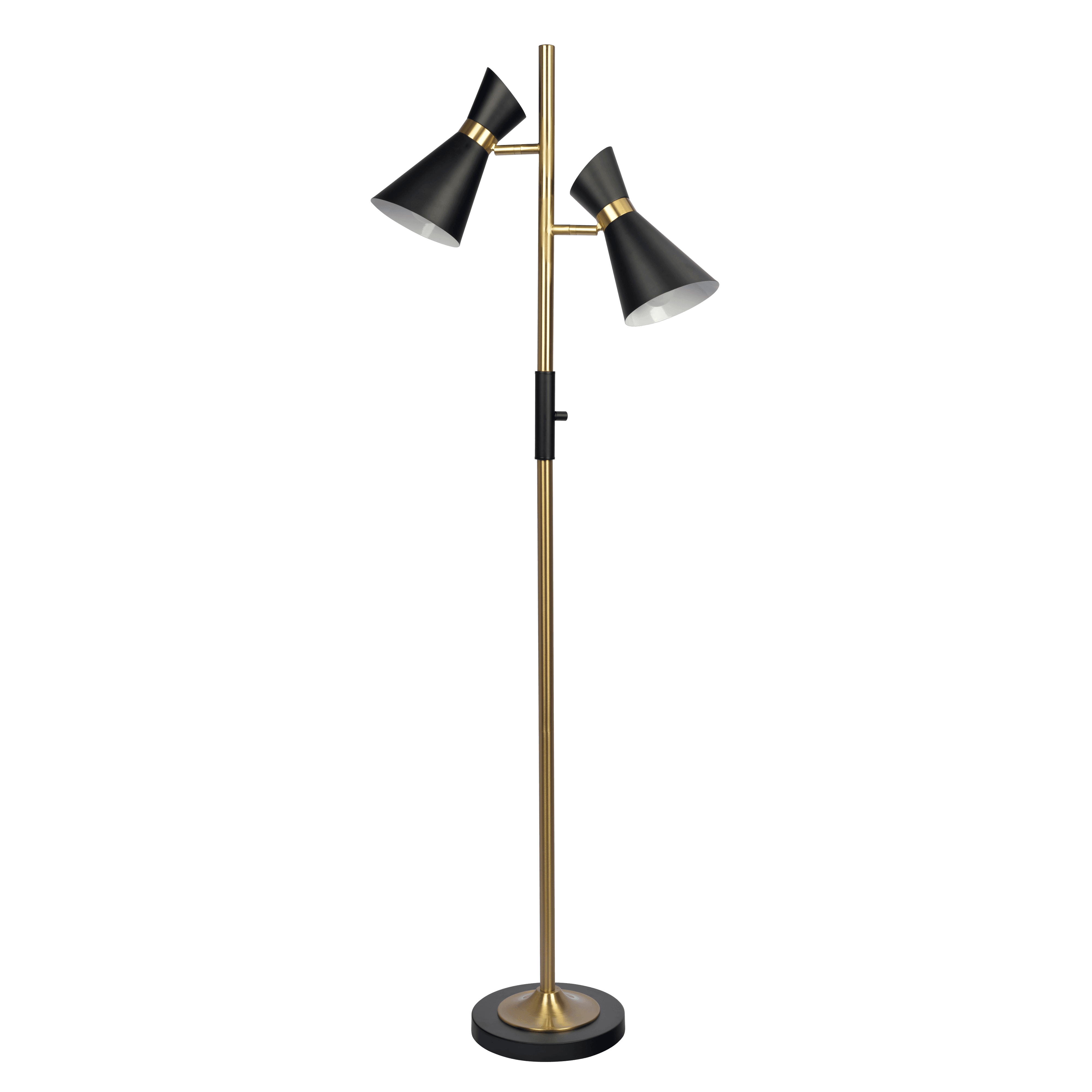 Axis Brassed Gold Floor Lamp