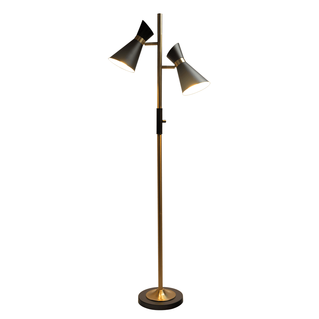 Axis Brassed Gold Floor Lamp