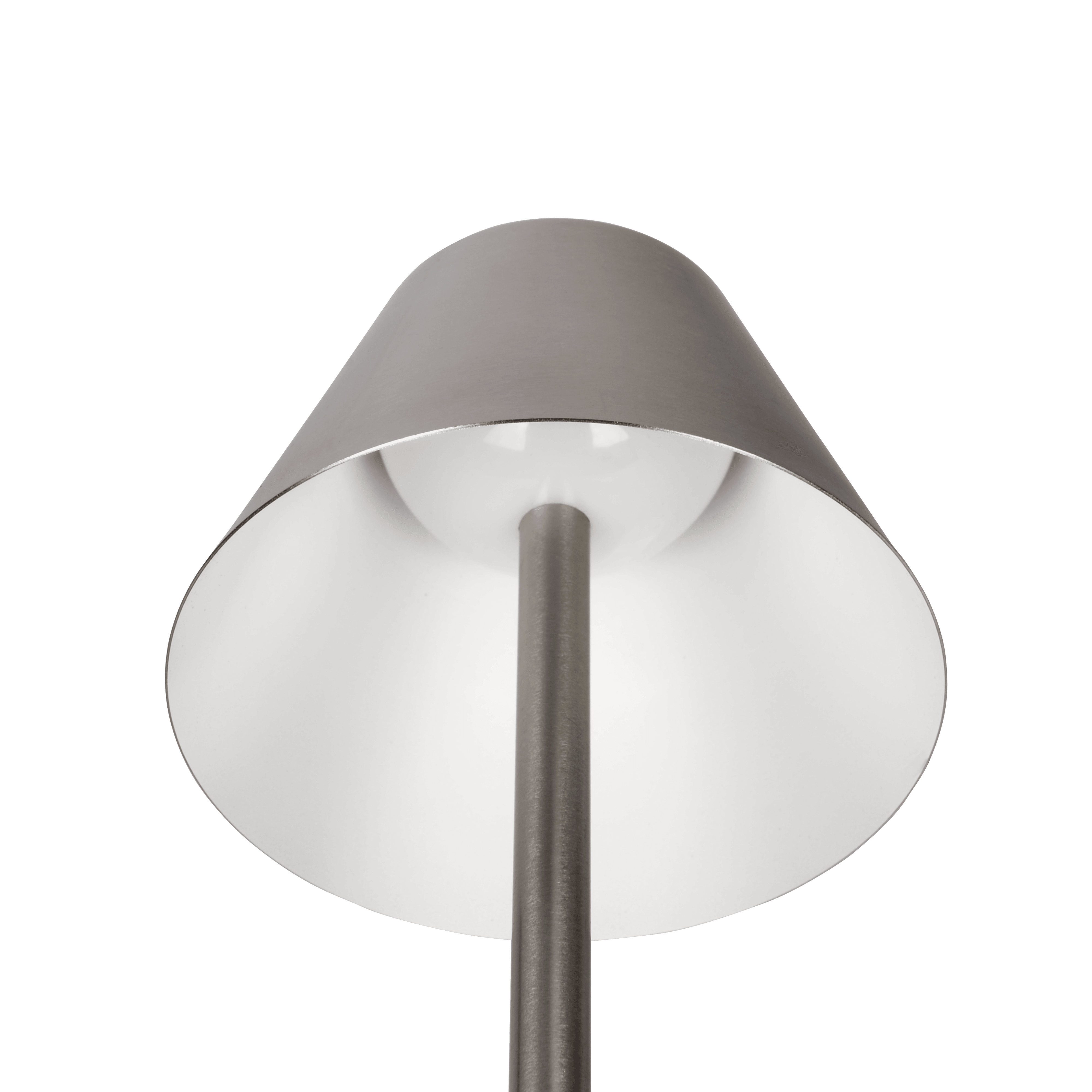 Elegance Rechargeable LED Table Lamp Brushed Nickel