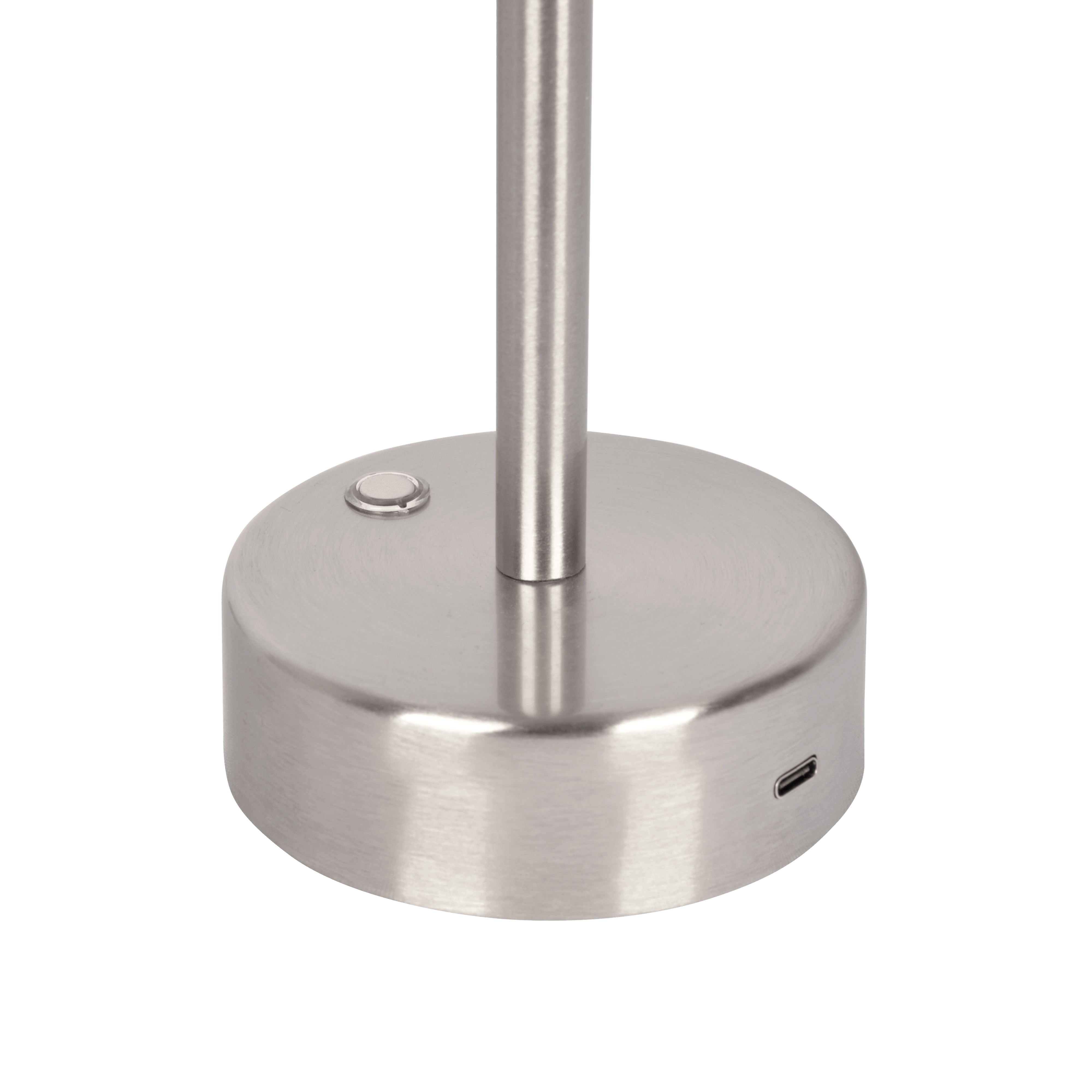 Elegance Rechargeable LED Table Lamp Brushed Nickel