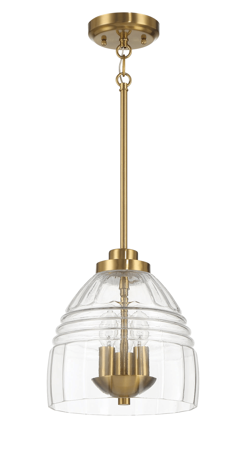Ember Three Candle Lights Chain Pendant