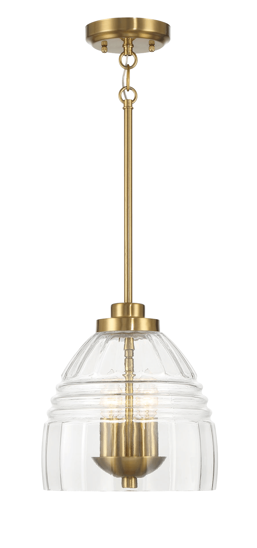 Ember Three Candle Lights Chain Pendant