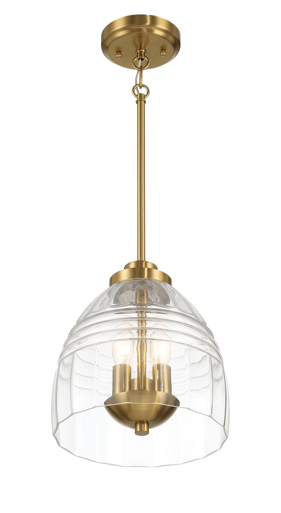 Ember Three Candle Lights Chain Pendant