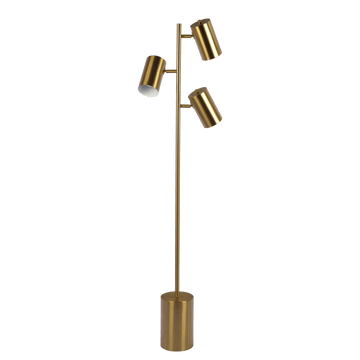 Harmony Brassed Gold Floor Lamp