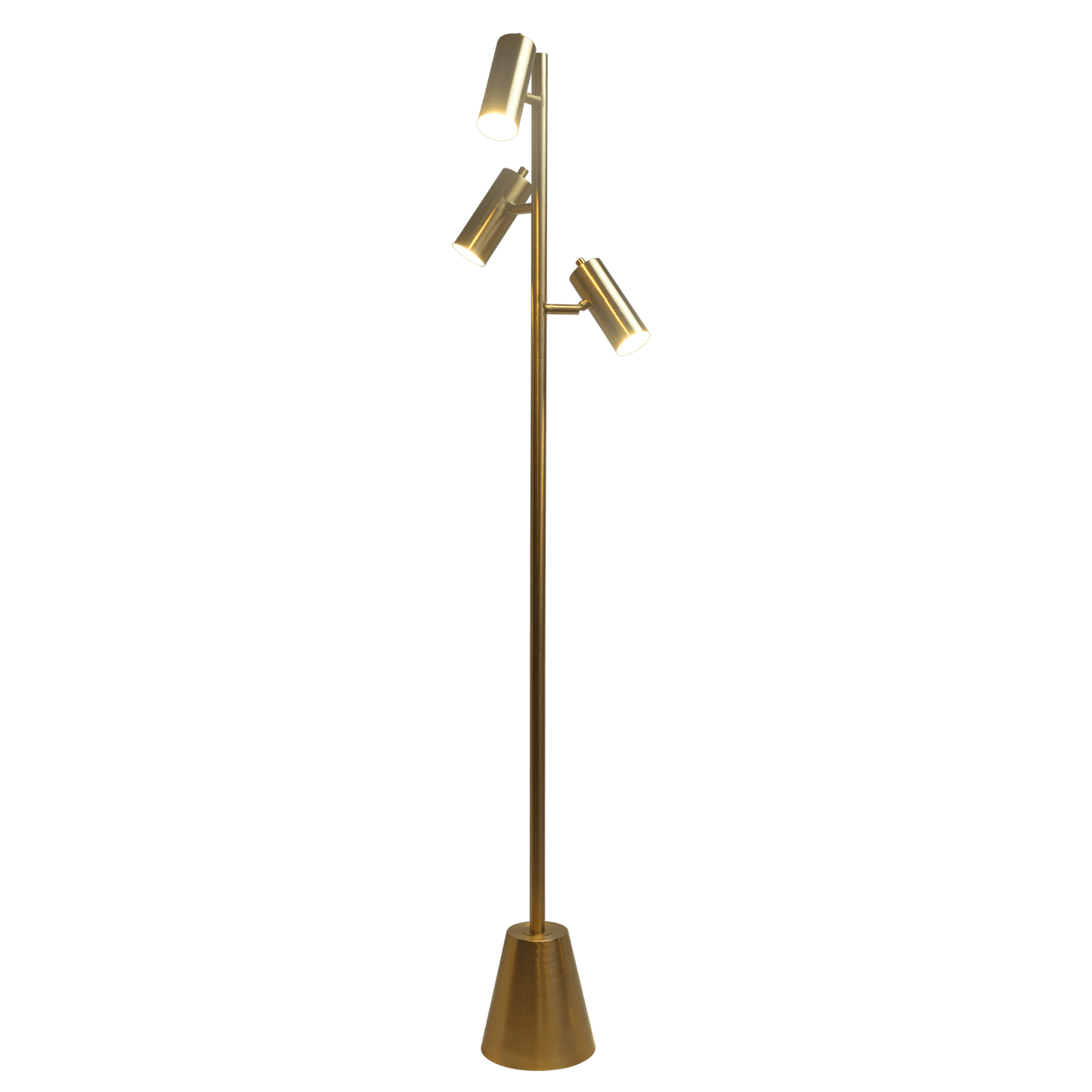 Lumina Brassed Gold Floor Lamp