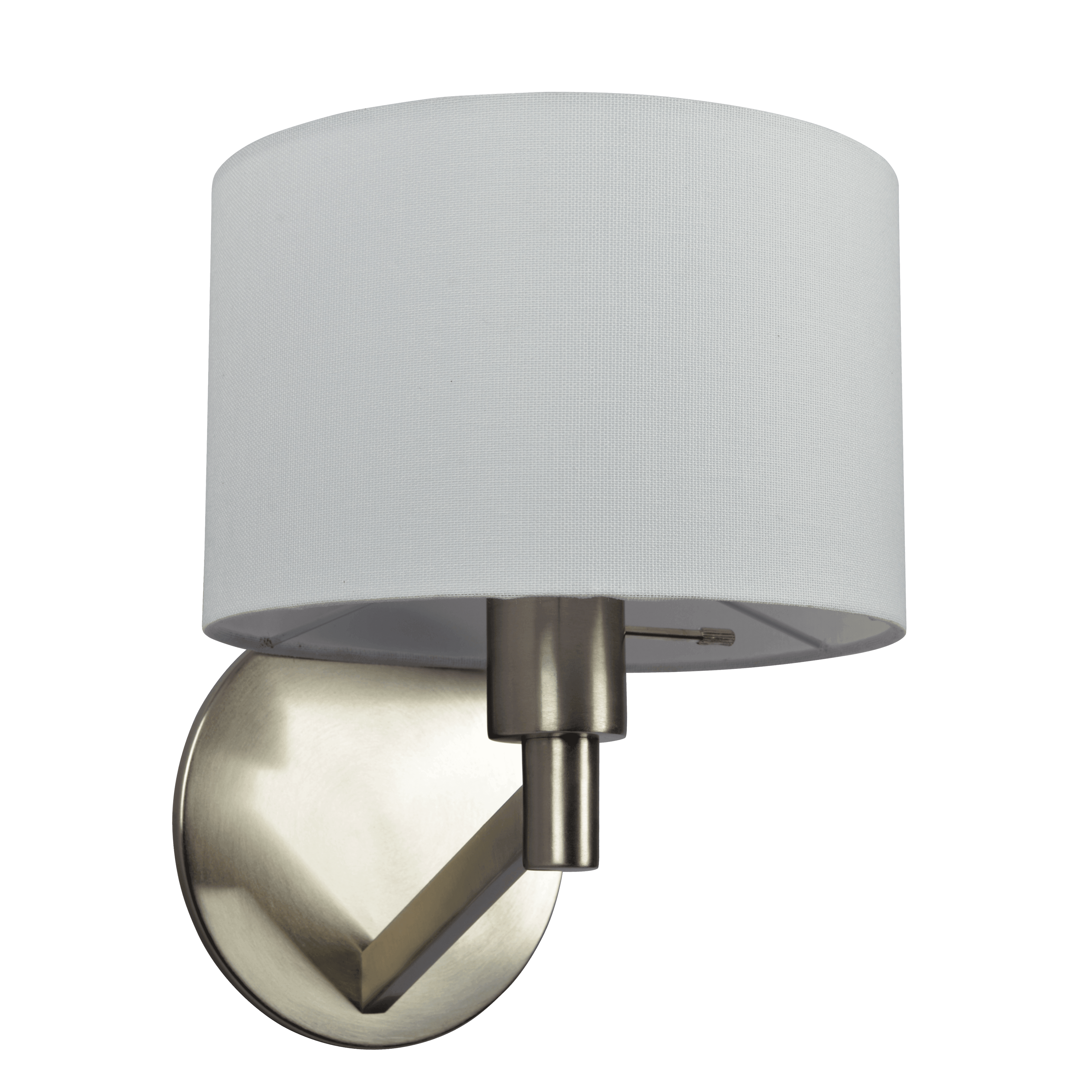 Nebula Brushed Nickel Base Wall Lamp