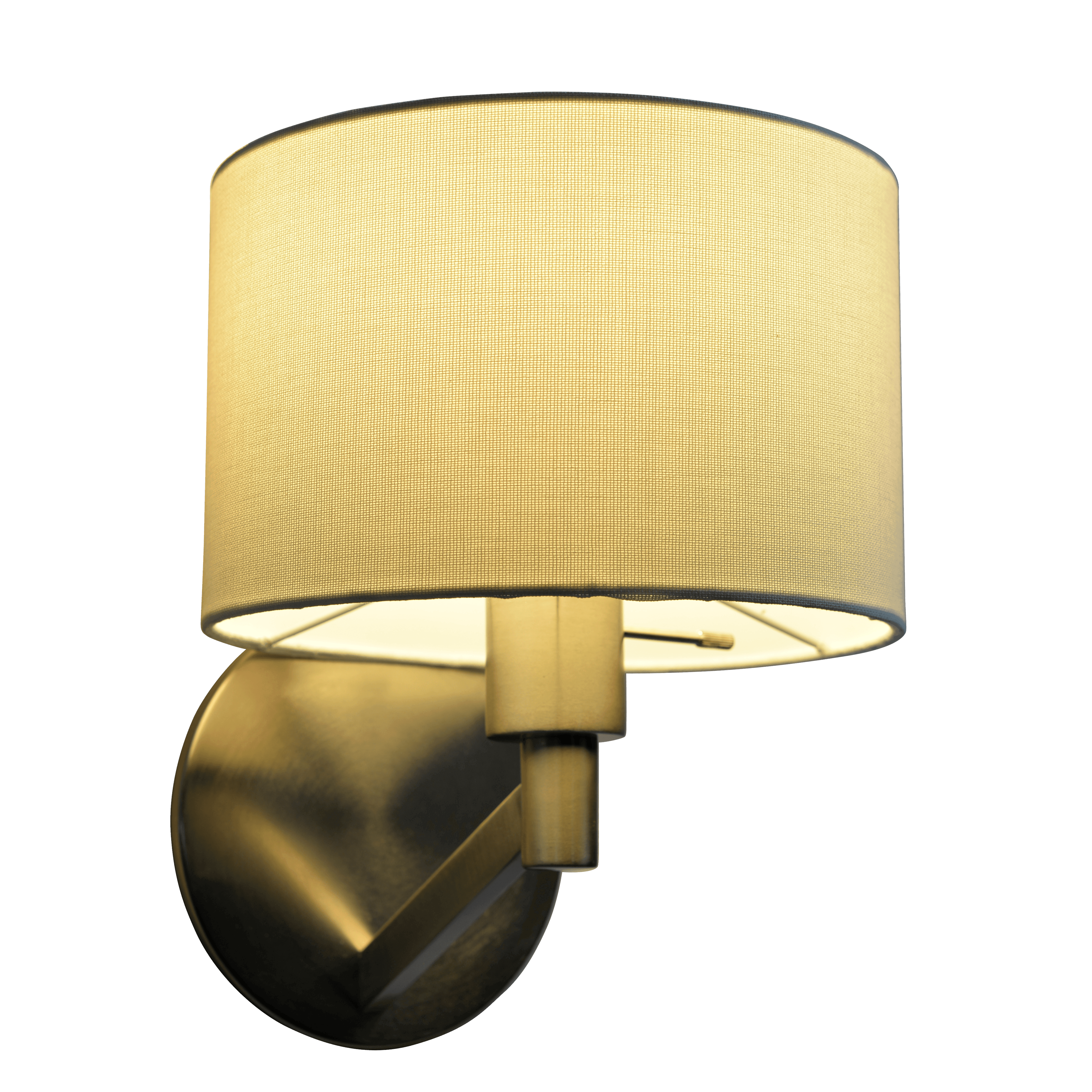Nebula Brushed Nickel Base Wall Lamp