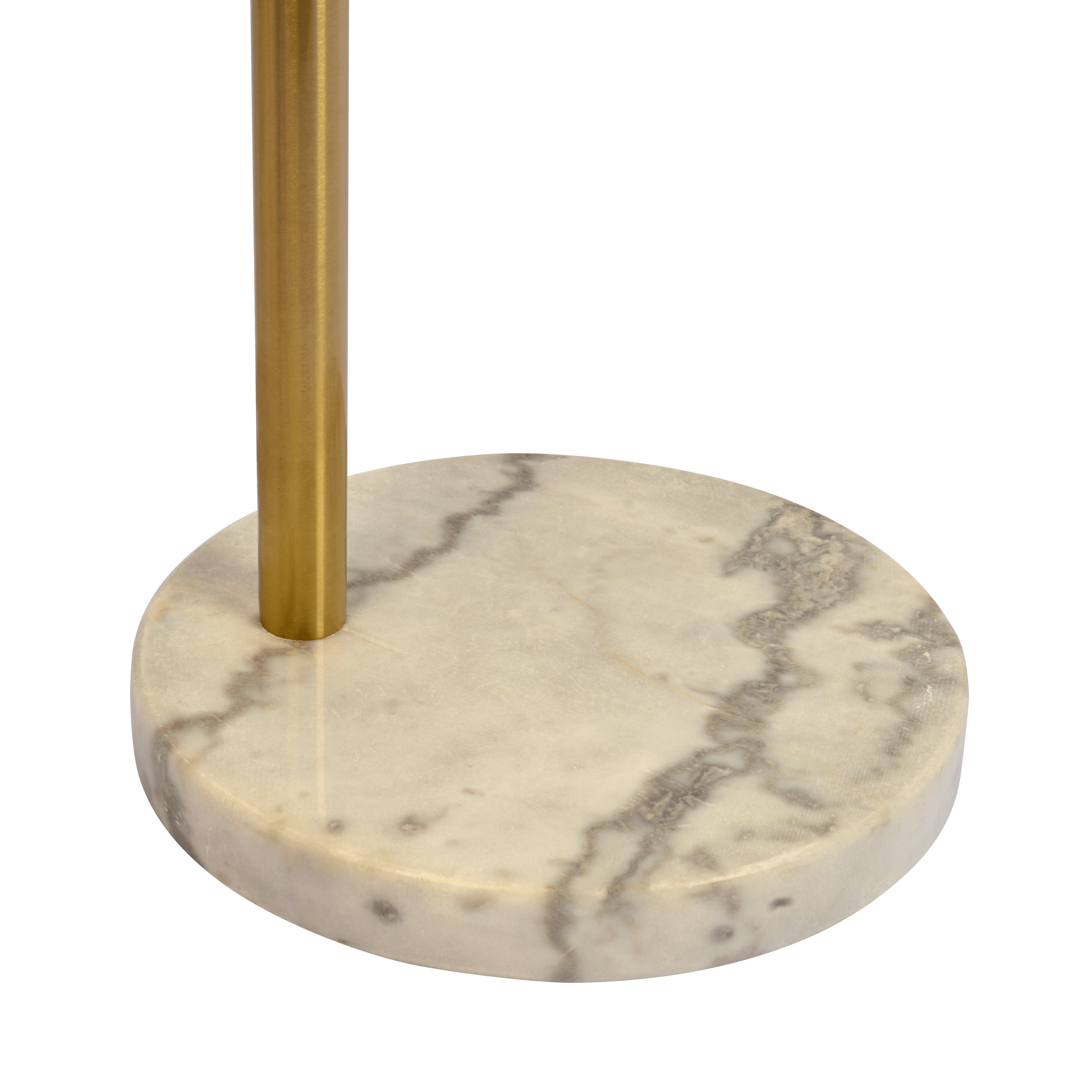 Oasis Long Arm Gold Brass Adjustable Floor Lamp