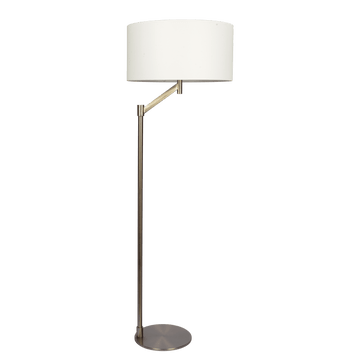 Serene Brushed Nickel Floor Lamp