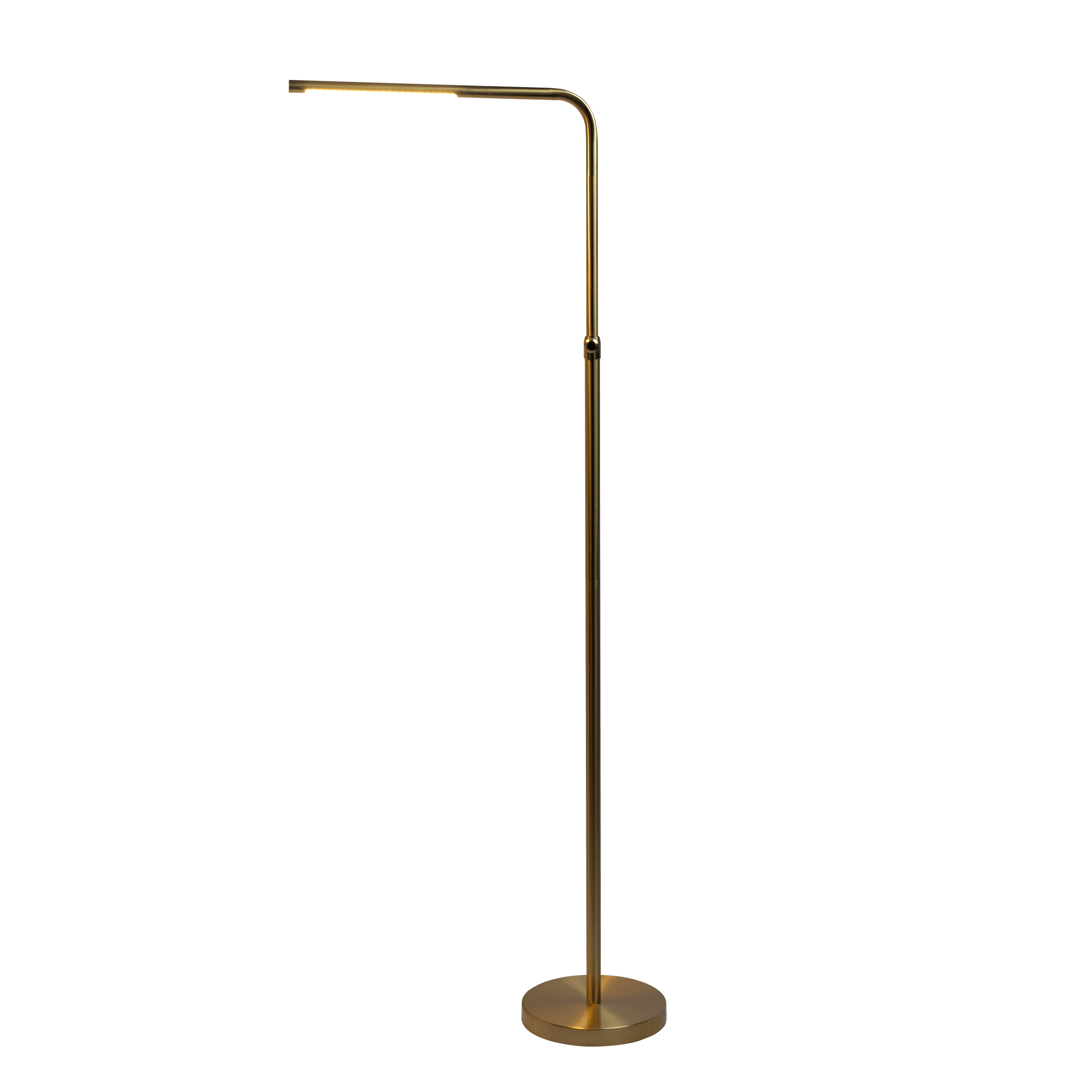 Verve Brassed Gold Floor Lamp