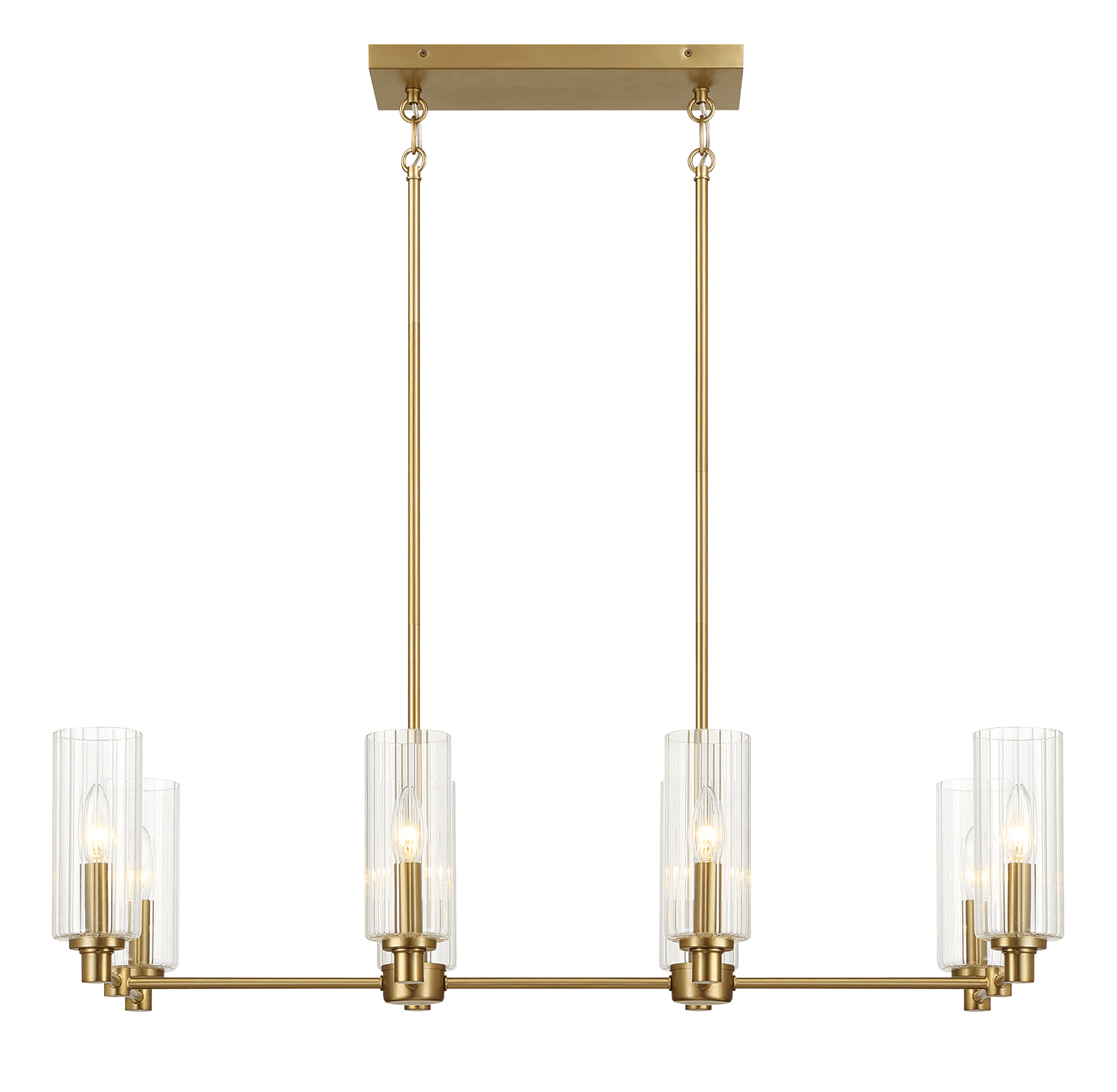 Willow Eight Light Island Pendant Lamp