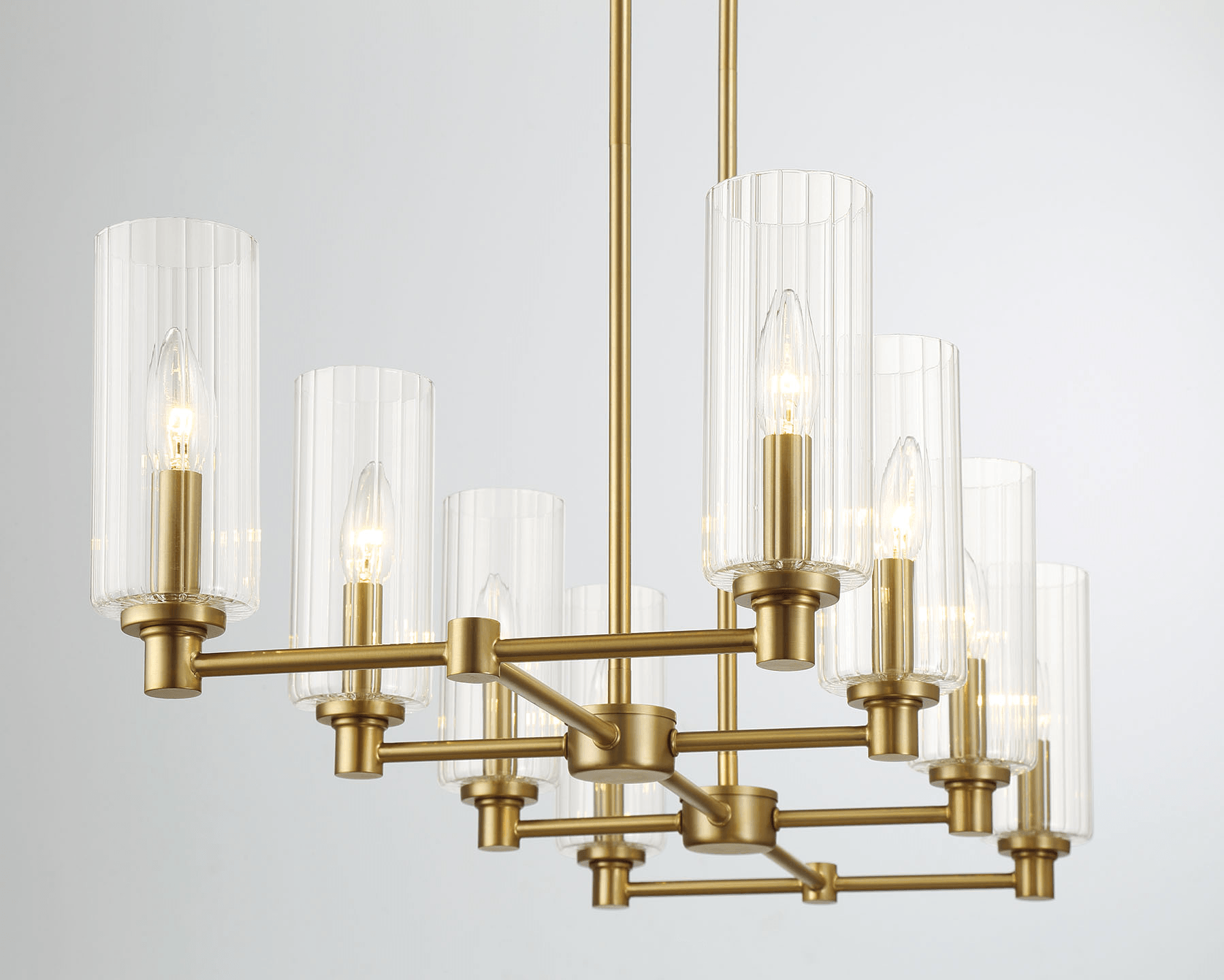 Willow Eight Light Island Pendant Lamp