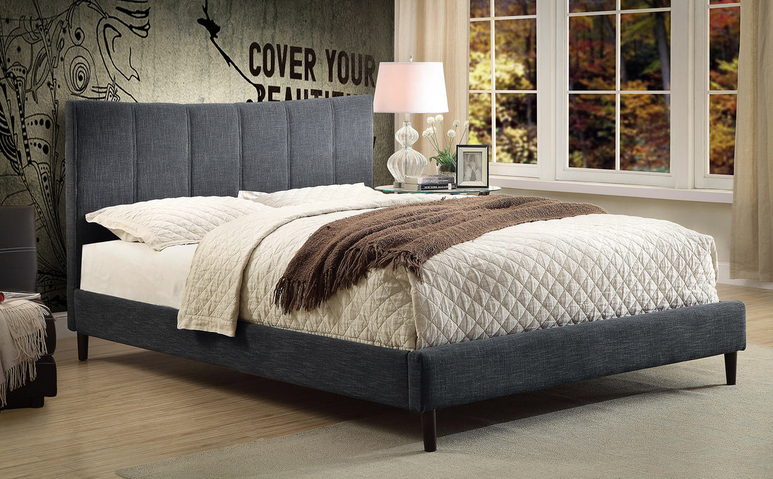 Rimo King Bed Grey