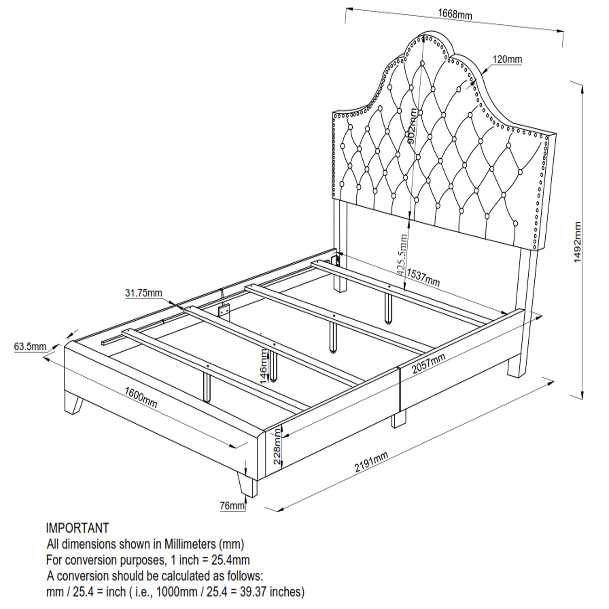 Greta Queen Bed