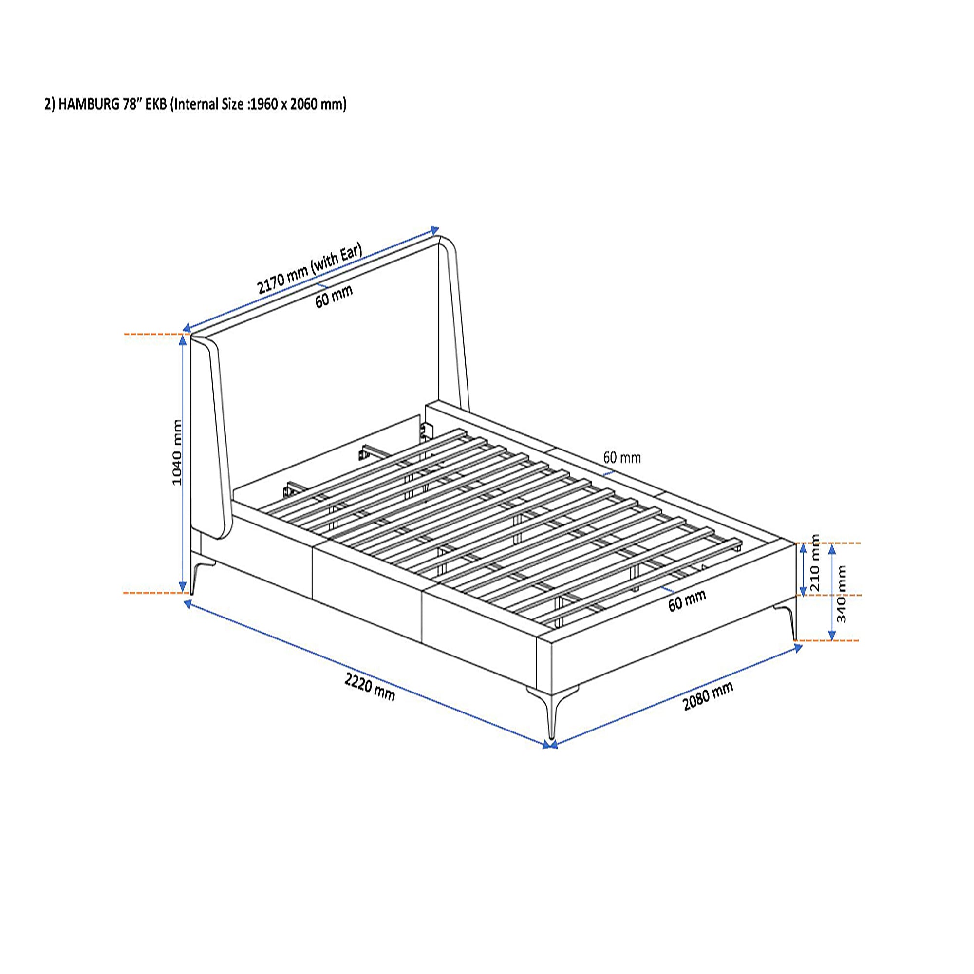 Hamburg King Bed