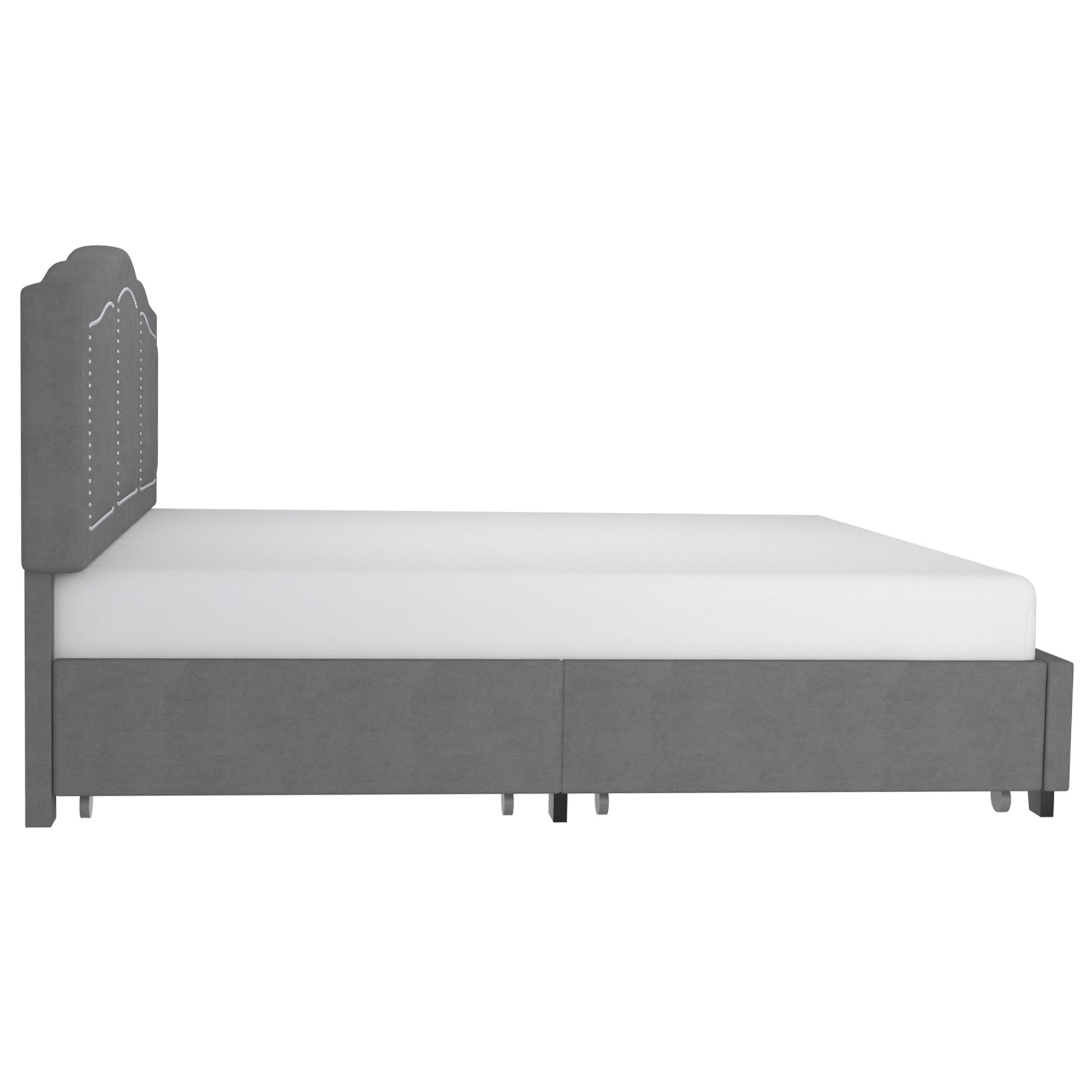 Diana King Platform Bed with Storage