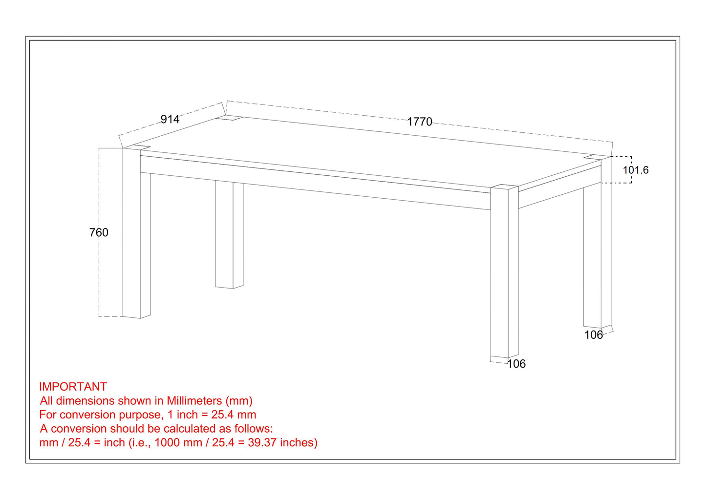 Krish Dining Table