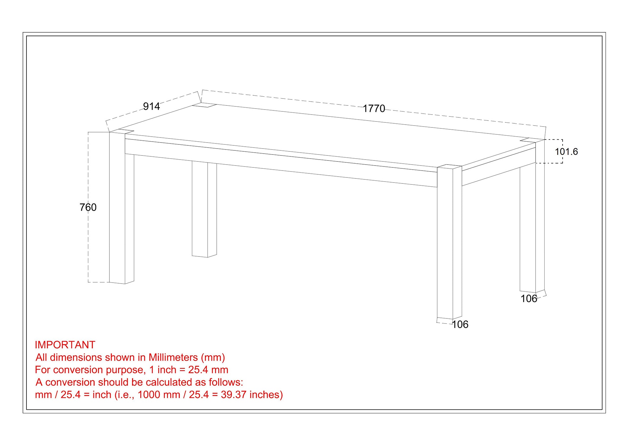 Krish Dining Table